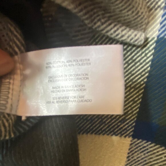 Orvis Pine Street Blue Green Plaid Button-Up Shirt Shacket Jacket Men L - Picture 5 of 9